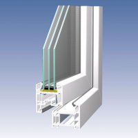 ПВХ профиль основа пластикового окна
