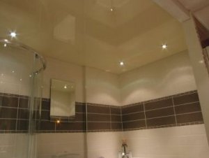 Натяжные потолки для ванной