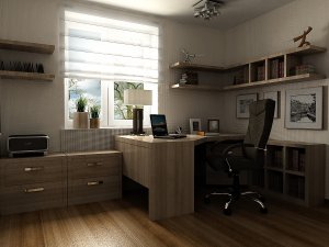 Современный дизайн домашнего кабинета