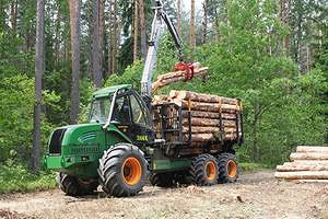 Машины для валки и уборки леса