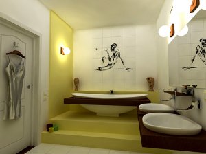 Декор и оформление ванной комнаты