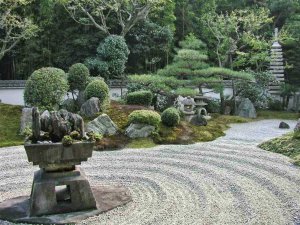 Каменный японский сад своими руками