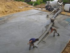Мелкозернистый и тощий бетон
