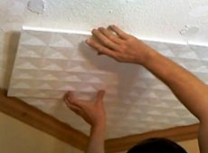 Преимущество и способ монтажа потолочной плитки из полистирола