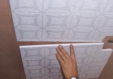 Преимущество и способ монтажа потолочной плитки из полистирола