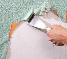 Как убрать со стен старую краску при ремонте