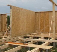 Как своими руками построить одноэтажный каркасный дом?