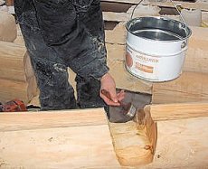 Защита деревянного дома от сырости