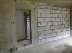 Стены из ячеистого бетона