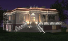 Роль подсветки в дизайне фасада загородного дома
