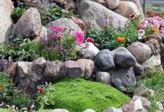 Камни в оформлении сада
