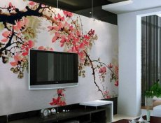 Отличное решение для стен комнаты - обои в японском стиле