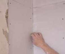 Как закрепить гипсокартон на стене без профиля
