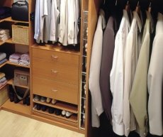 Небольшая гардеробная комната - преимущества