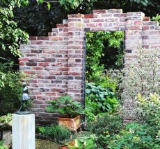 Зеркала в садовом дизайне