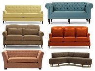 Основные типы диванов