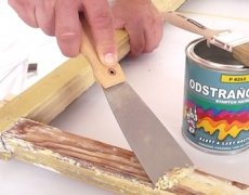 Как снять краску с деревянной рамы. Три простых способа