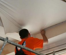 Как правильно устанавливать тканевые натяжные потолки