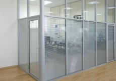 Алюминиевые и стеклянные перегородки для офиса