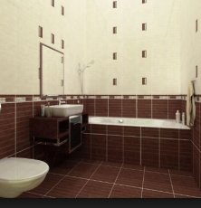 Керамическая плитка для ванной комнаты