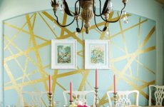 Необычное и стильное оформление стен в квартире с помощью краски