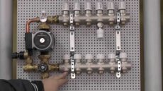 Назначение насосно-смесительного узла теплого пола