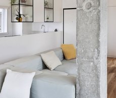 Использование бетона в интерьере квартиры