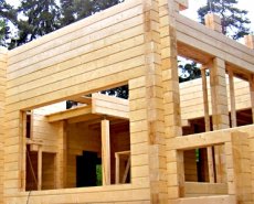 Строительство дома из клеёного бруса: плюсы, подготовка к работам