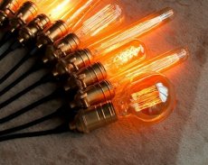 Ретро проводка и лампы Эдисона