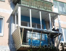 Балкон с выносом – увеличение площади на 30%