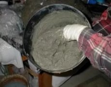 Как замесить цементный раствор