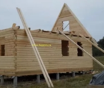 Строительство крыши деревянного дома