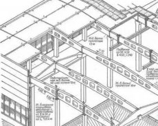 Разработка типовых подстропильных балок