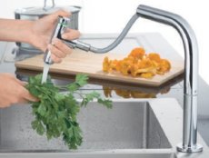 Комплект кухонной мойки, смесителя и принадлежностей Hansgrohe