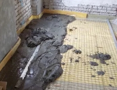 Как уложить бетонный пол со слоем теплоизоляции