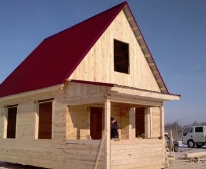 Как построить дом из бруса недорого