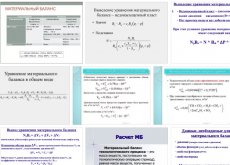 Когда необходим расчет материального баланса