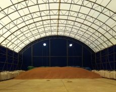 Условия и этапы строительства ангара для зерна