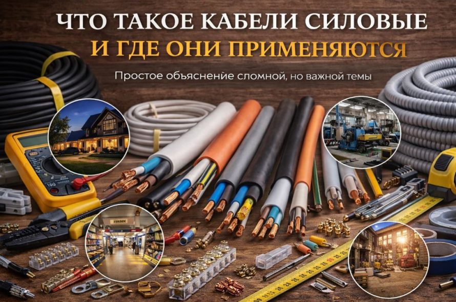 Что такое кабели силовые и где они применяются: простое объяснение сложной, но важной темы