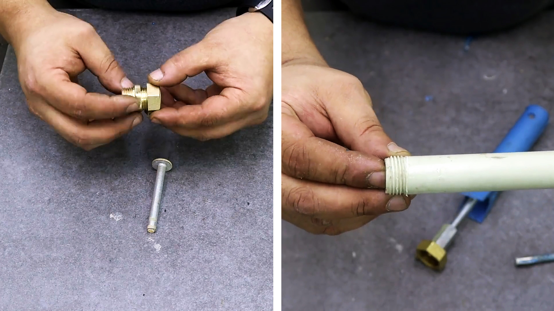 Как сделать резьбонарезную насадку для ПП труб. Разборный водопровод своими руками